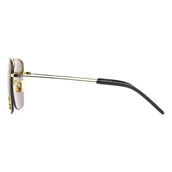 New SAINT LAURENT Gold Semi Rimless Square SL312 M 006 Sunglasses Women - Picture 3 of 4